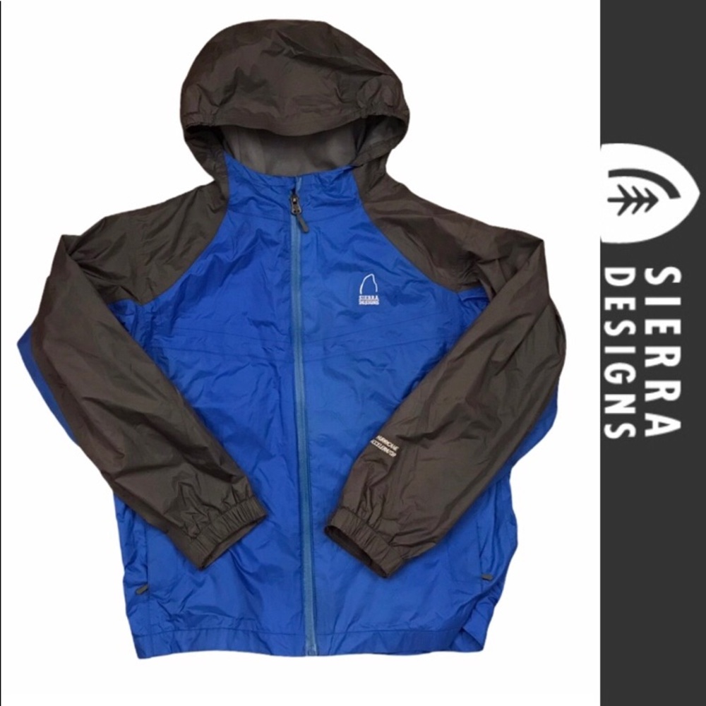 Sierra Designs boy large waterproof raincoat blue